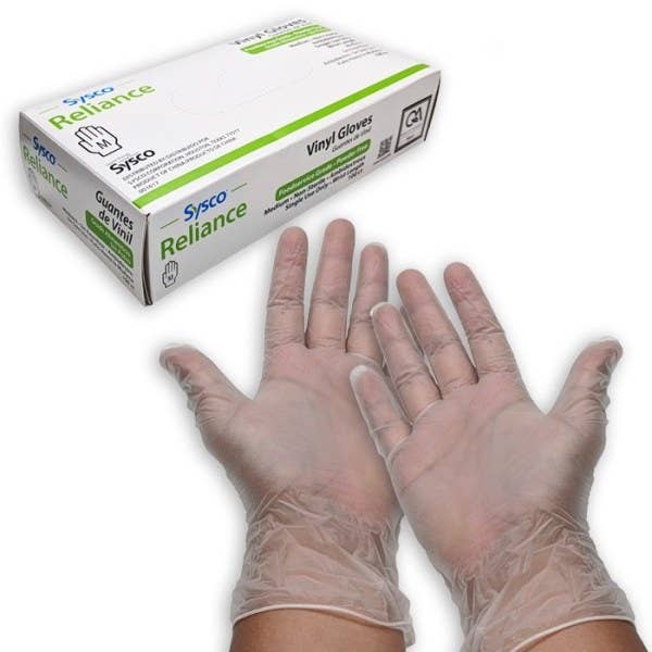 Vinyl Gloves LARGE    (100/Box)