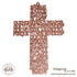 Wall Cross - “Haz de Nuestro Hogar” Wooden   17"
