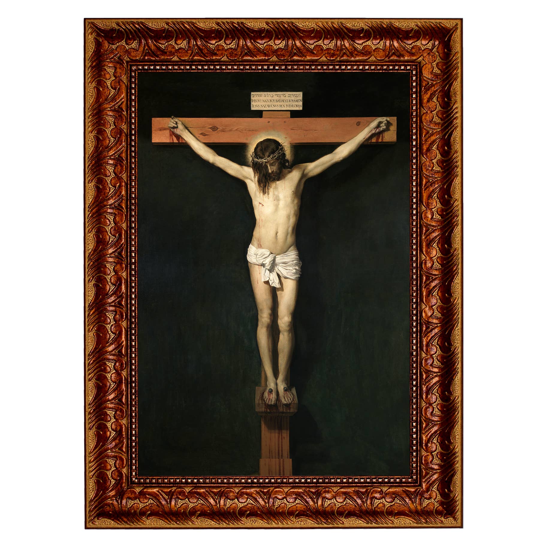 Cristo Crucificado Canvas   22"