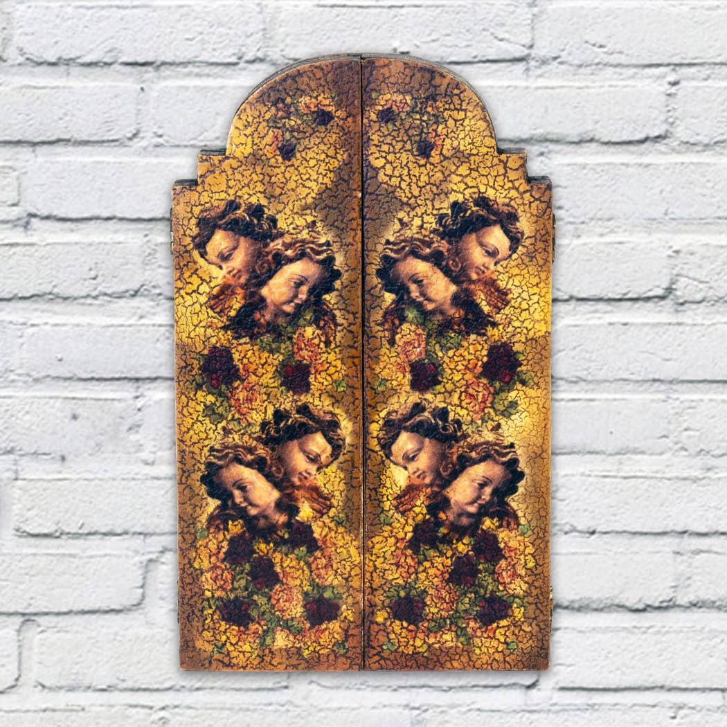 Lady of Guadalupe Wooden Triptych   10" x 12"