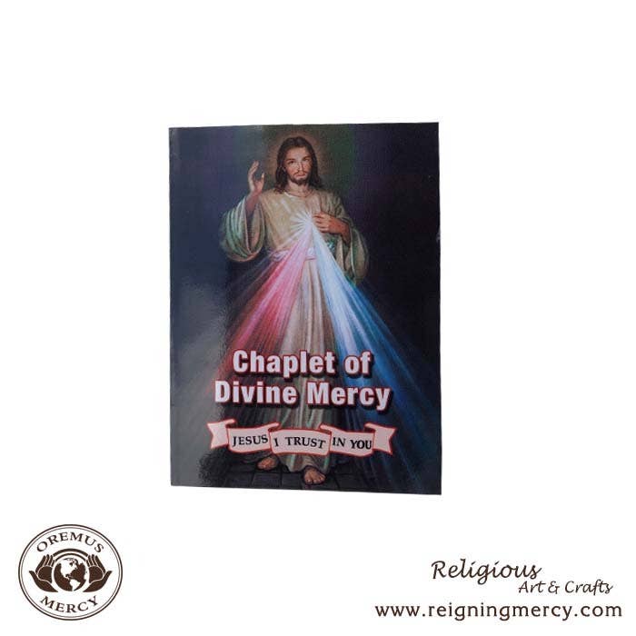 Chaplet of Divine Mercy Prayer Card Pamphlet   (25/pk)