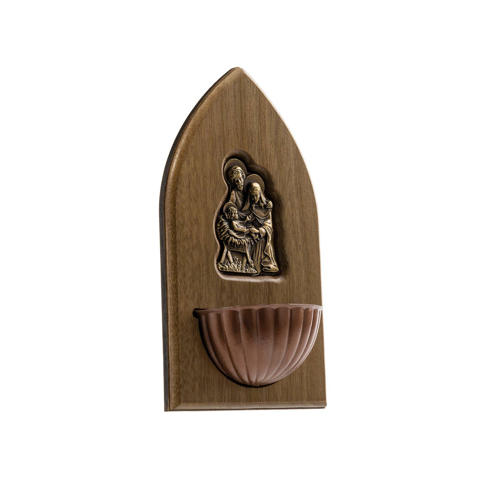 Holy Family Holy Water Font   7"