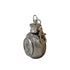 The Good Shepard Holy Water Flask SS Round w/ Keychain   1 oz 