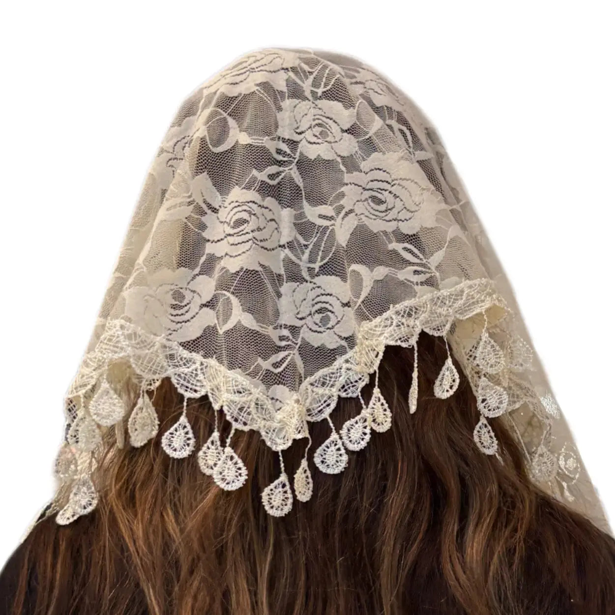 St. Claire of Assisi Veil - CREAM
