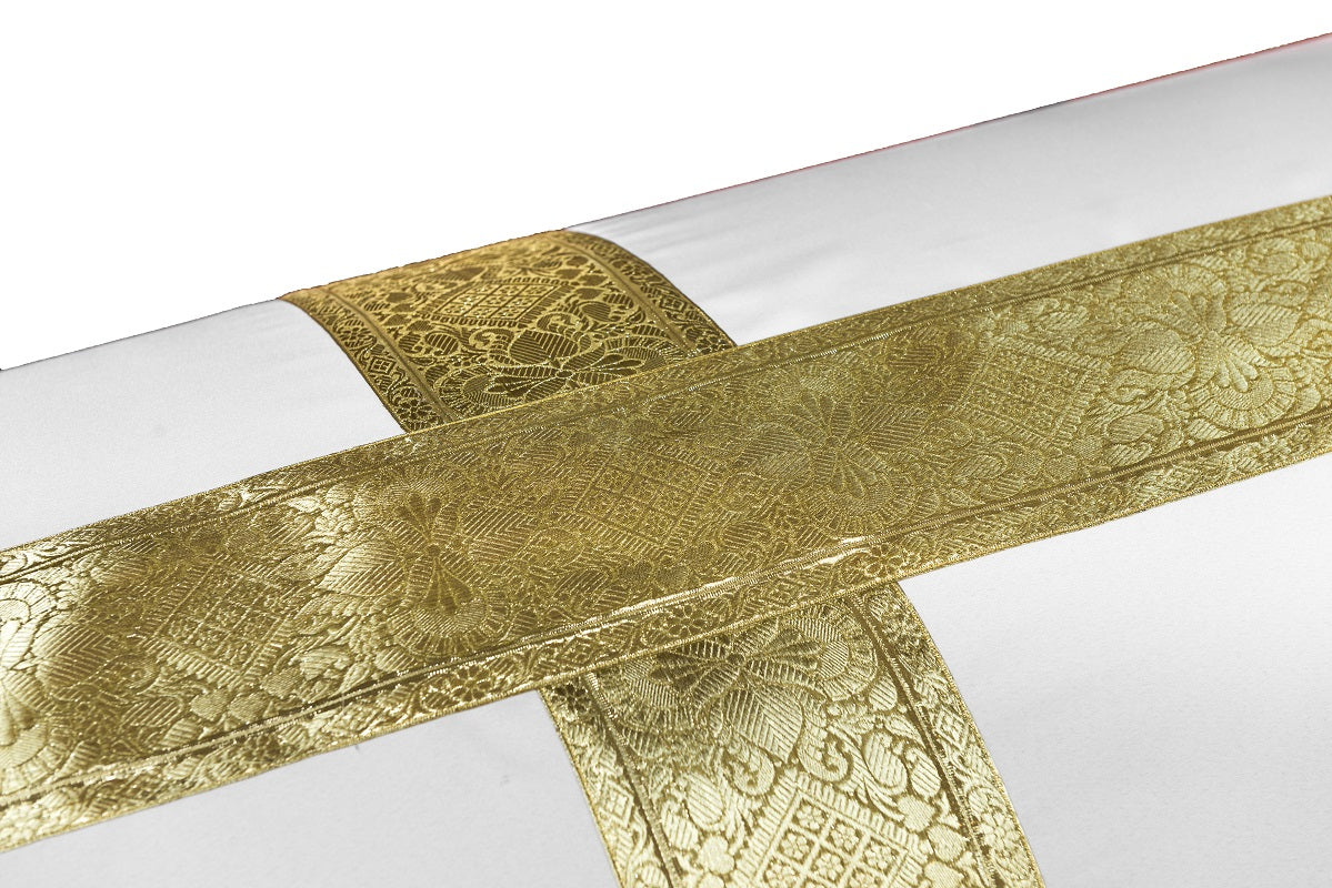 075 Gold Cross Funeral Pall