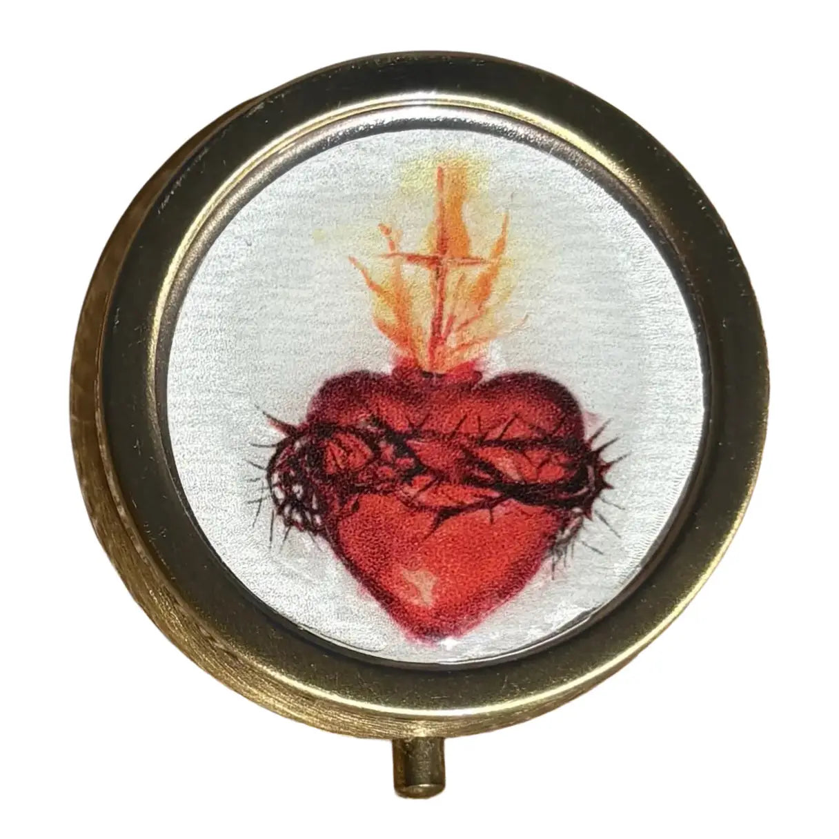 Sacred Heart Pyx    2"