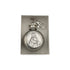 The Good Shepard Holy Water Flask SS Round w/ Keychain   1 oz 