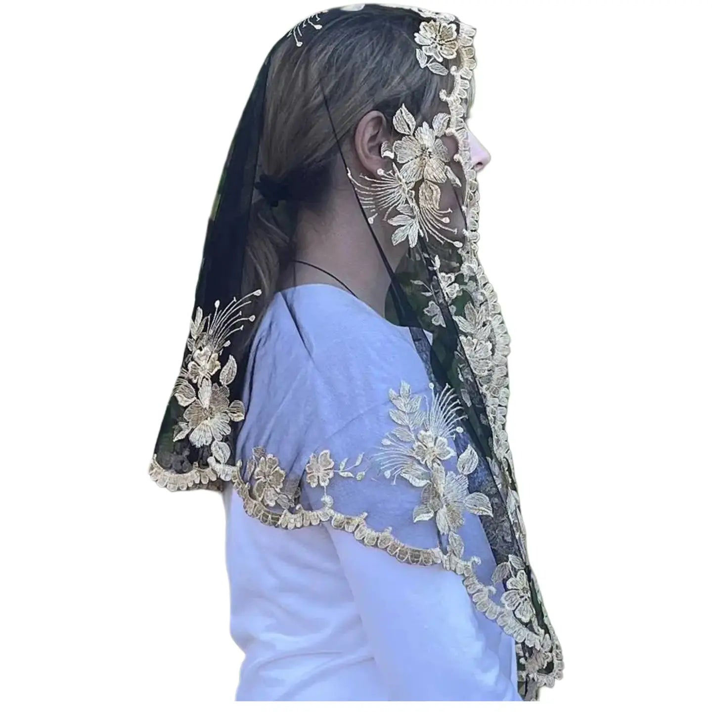 Mary Magdalene Veil - GOLD