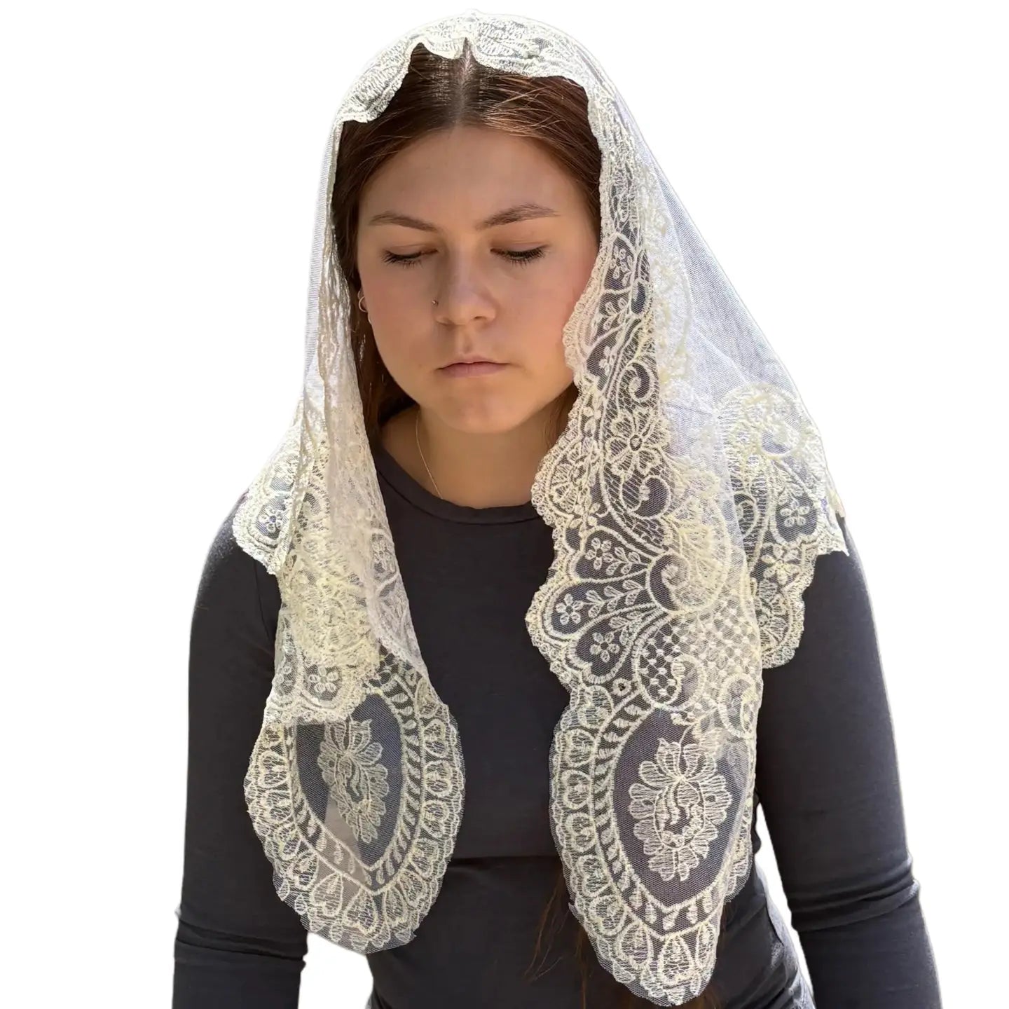 Ave Maria Veil - CREAM
