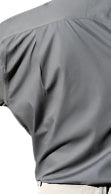 4000 Black Cotton Short Sleeve Tab Clergy Shirt