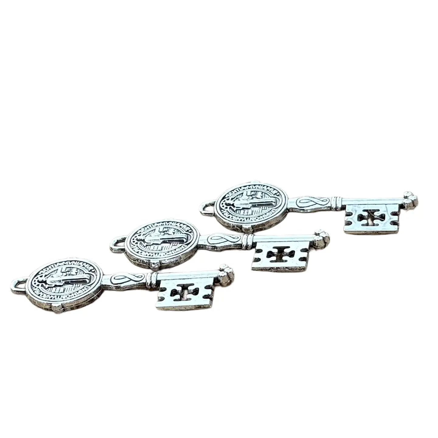 Charm - St. Benedict Medal Key    2"