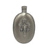 Indulgence Cross Holy Water Flask SS Oval   3 oz