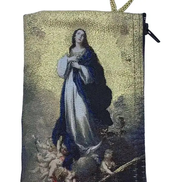 Immaculate Conception MD Rosary Pouch   4" x 6"