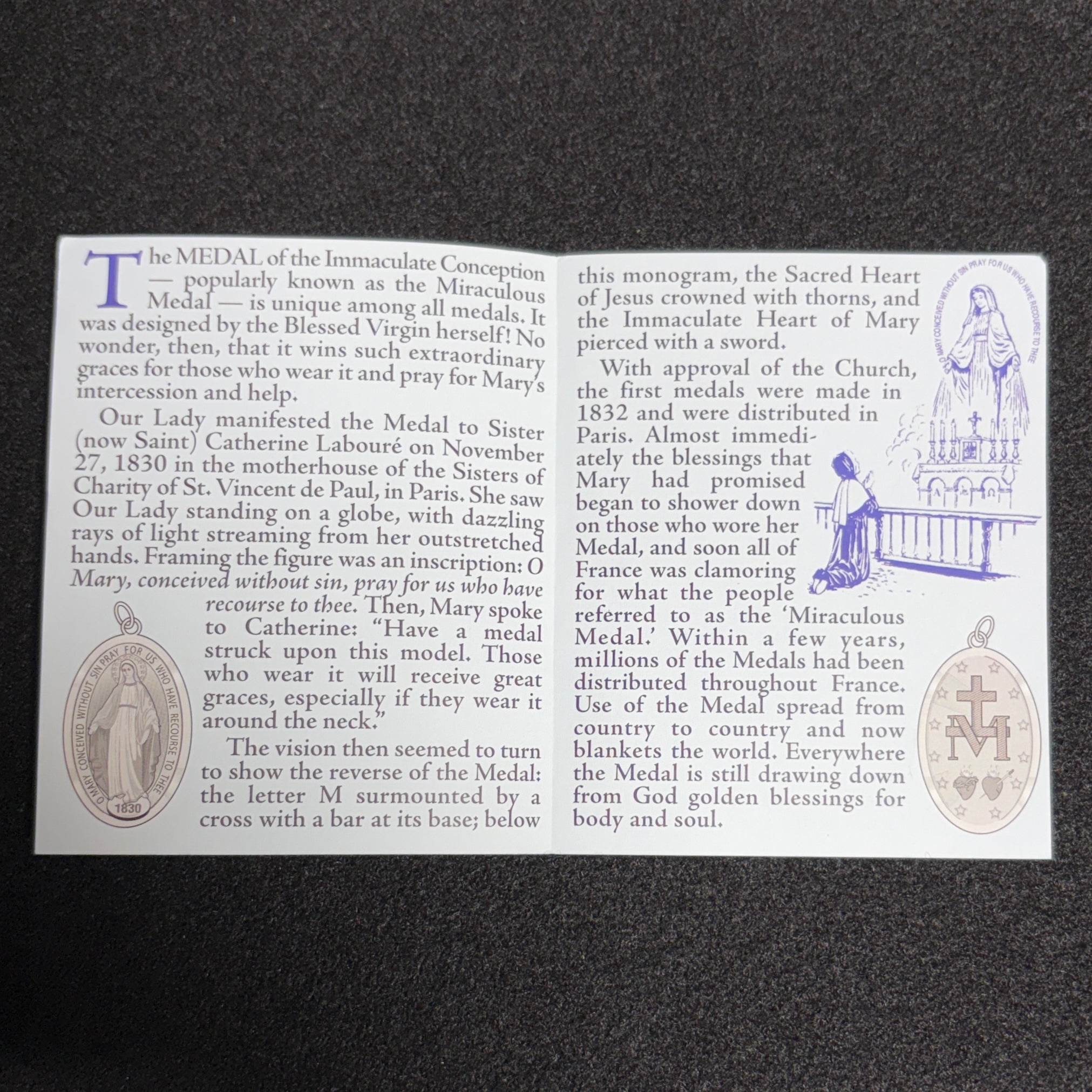 The Miraculous Medal Memorare Prayer Cards (25/pk)