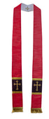 Raw Silk look Reversible Stole (17650)
