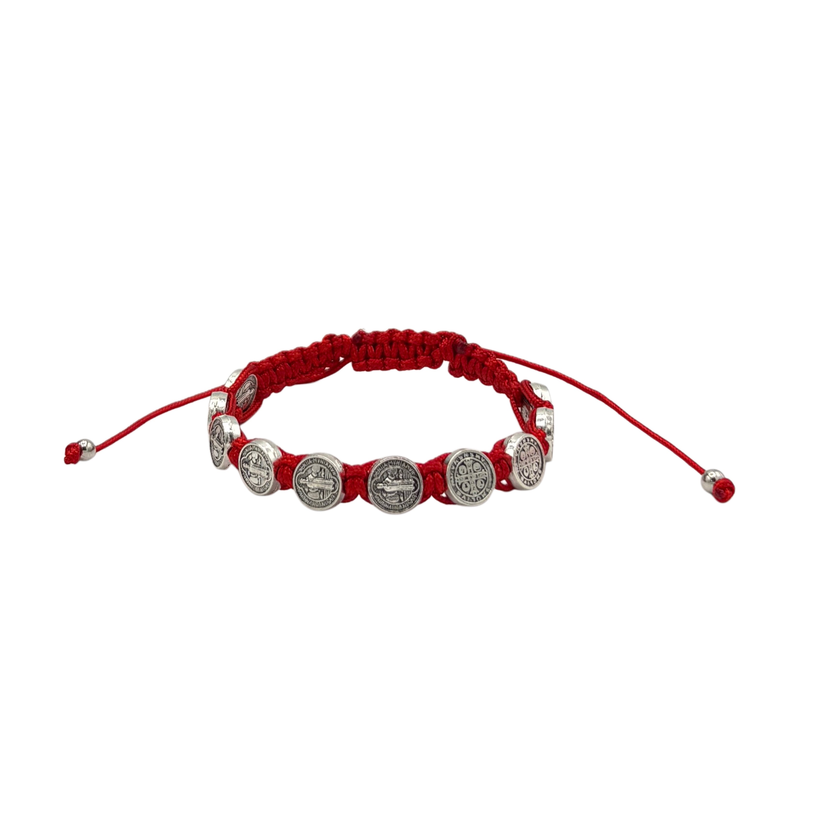 St. Benedict Cord Bracelet *NEW COLORS*    7"