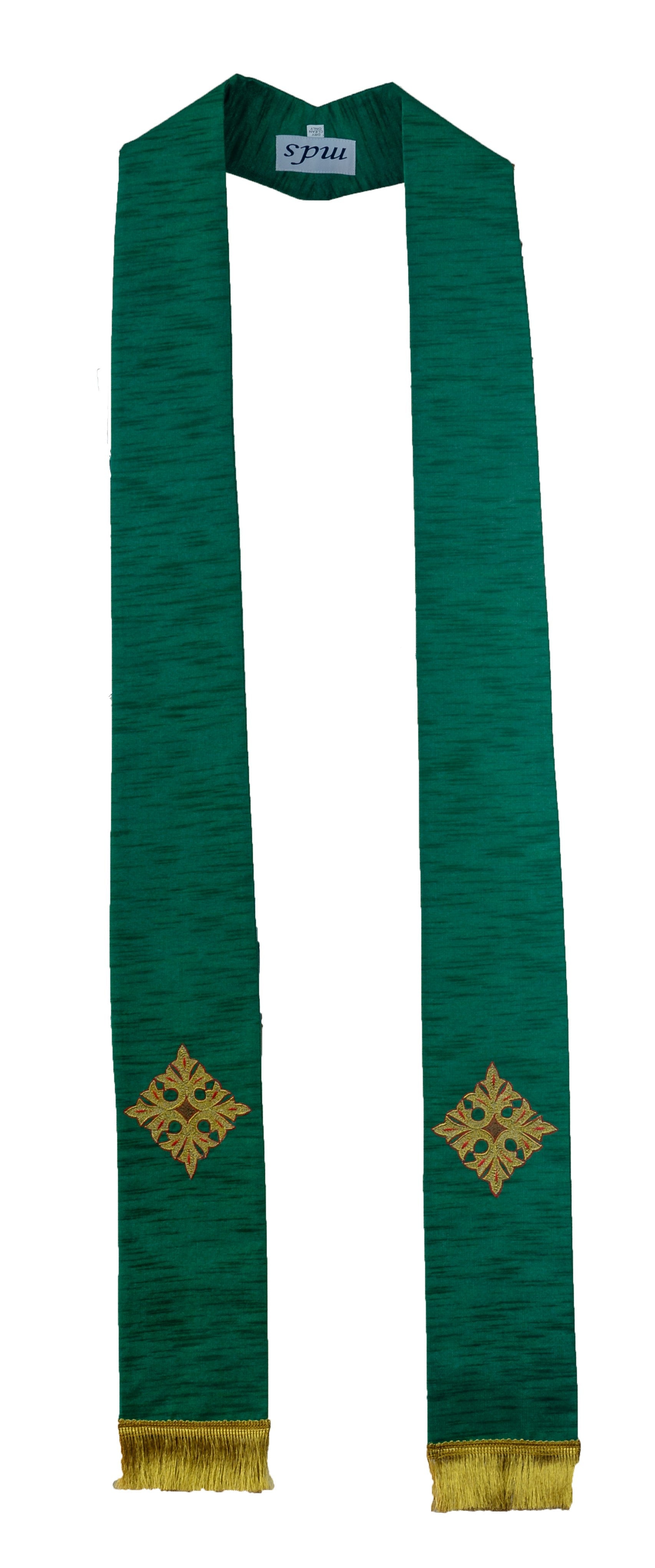 Cross of Flowers Stole - Art Silk (18102)