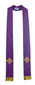 Cross of Flowers Stole - Art Silk (18102)