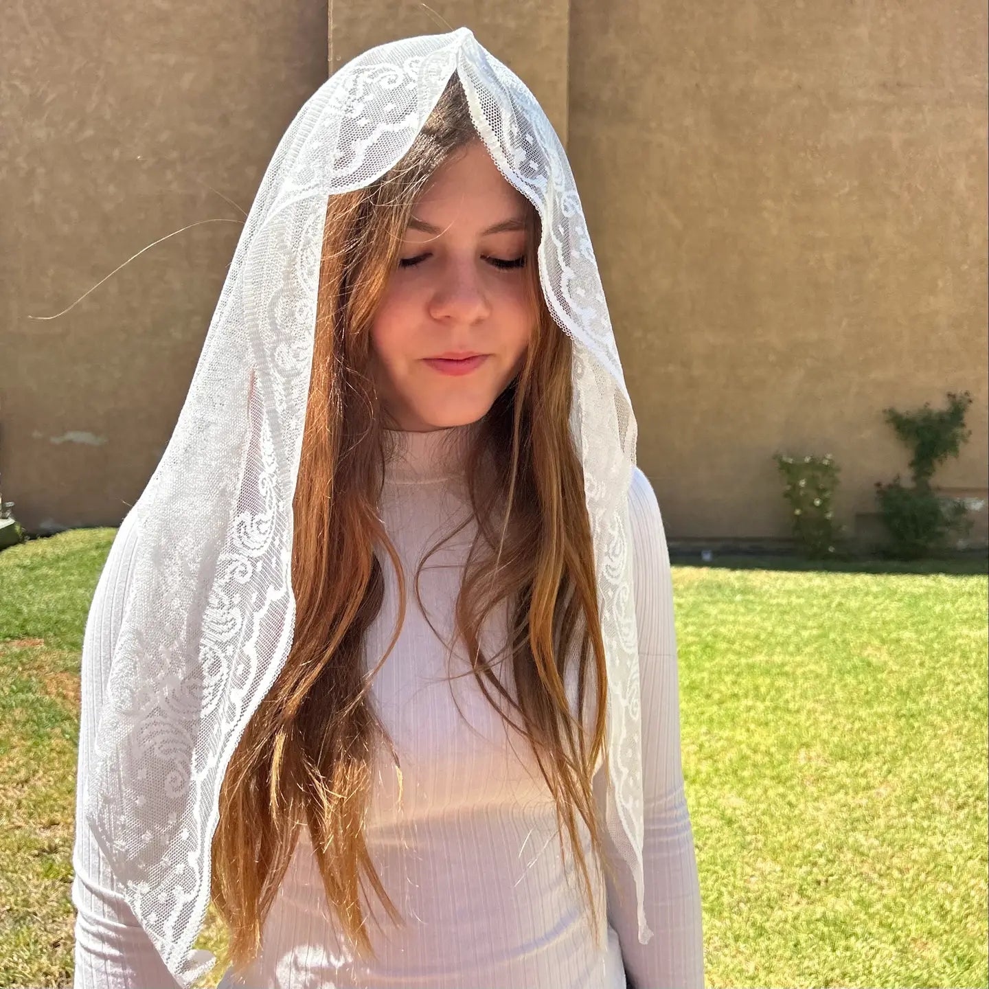 Jerusalem Veil - WHITE