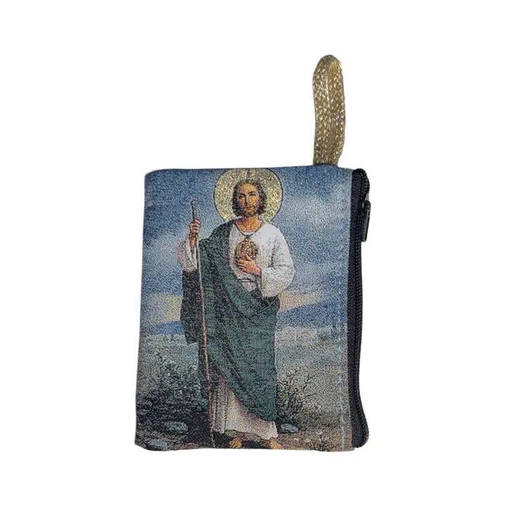 St. Jude SM Rosary Pouch    3″ x 4″