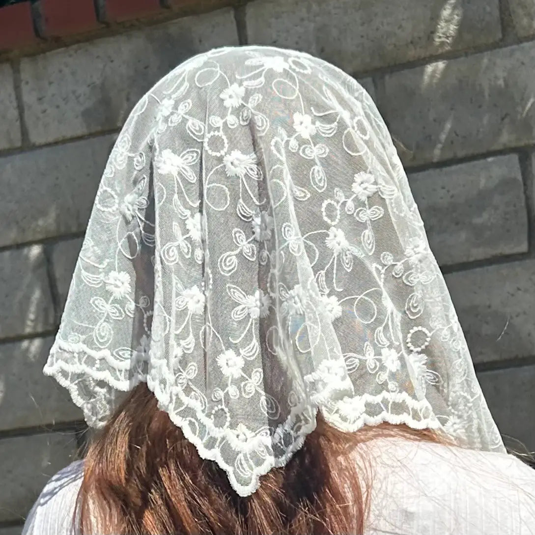 St. Rebekah Veil - WHITE