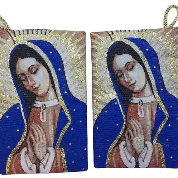 Our Lady of Guadalupe 1/2 Body MD Rosary Pouch   4" x 6”