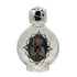 Holy Water Bottle- St. John Vianney Encased w/ Rose Top 2.5"
