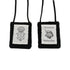 Scapular- Sorrowful Immaculate Heart of Mary BLACK   2”