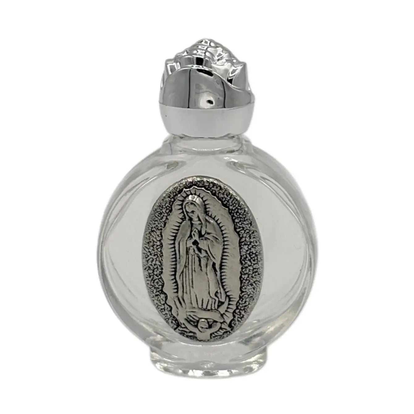 Holy Water Bottle - OLOG w/ Rose Top    2.5"