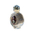 Holy Water Bottle - St. Dymphna Encased w/ Rose Top 2.5"