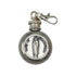 OLOG Holy Water Flask SS Round w/ Keychain   1 oz