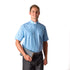 2400 Sky Blue Short Sleeve Tab Clergy Shirt
