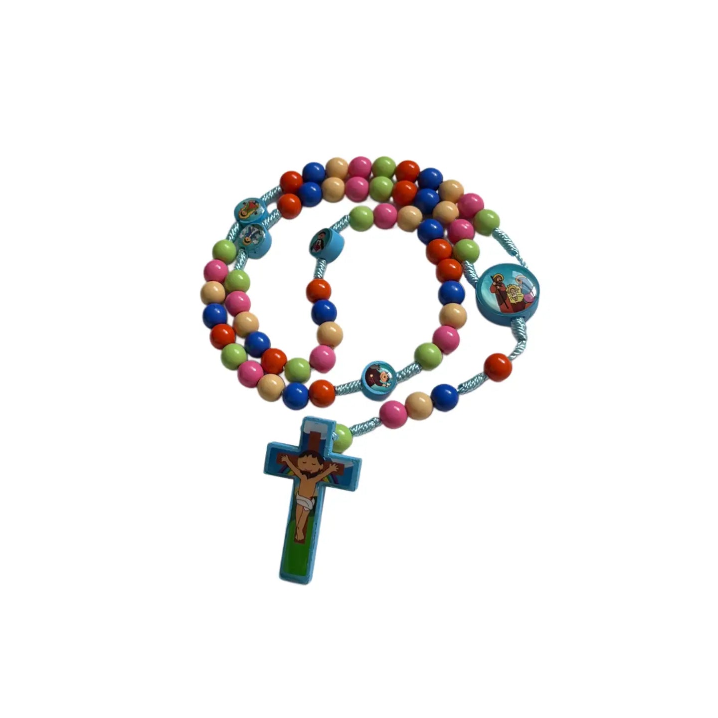 Child's Rosary Kit - BLUE 18"