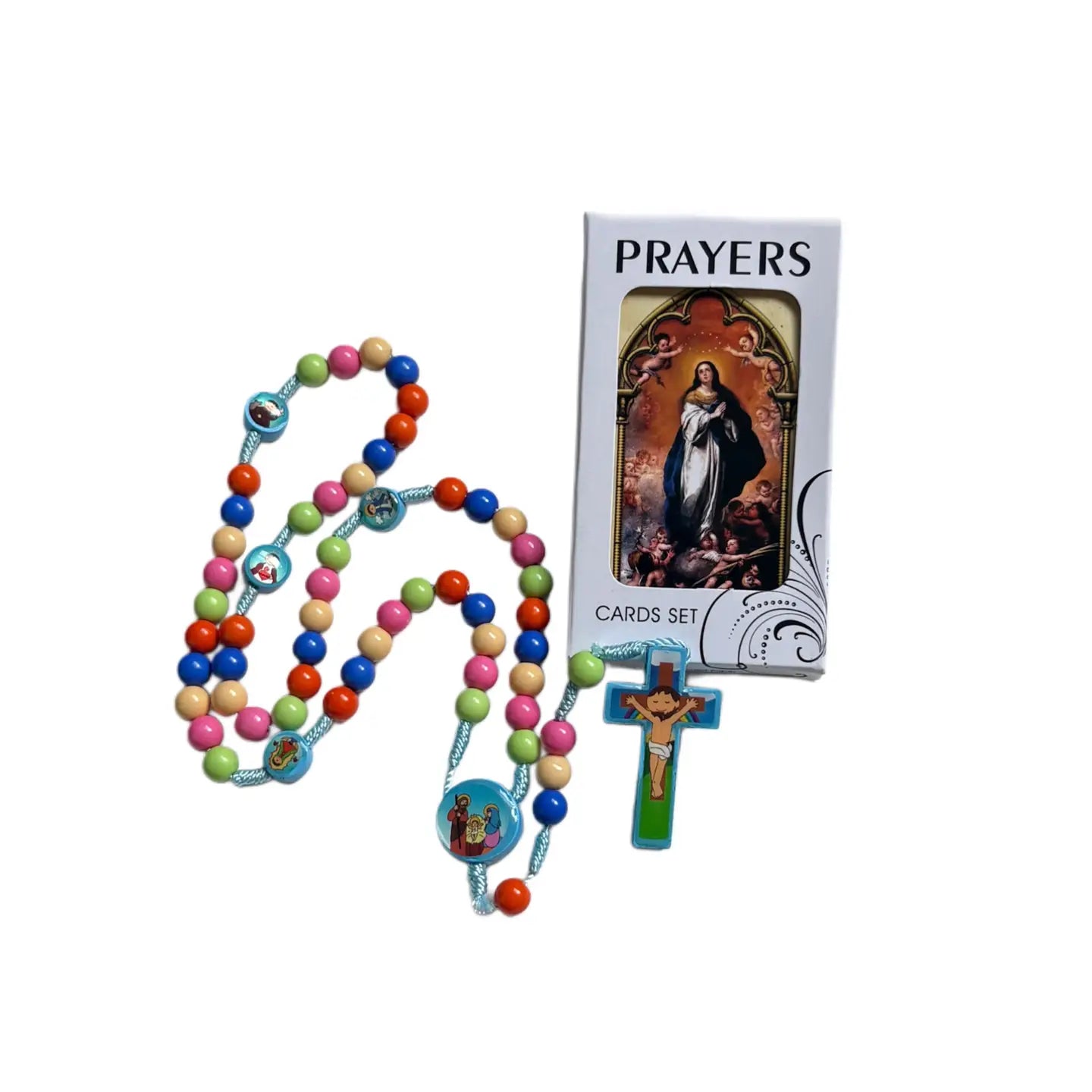 Child's Rosary Kit - BLUE 18"