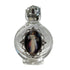 Holy Water Bottle - Divine Mercy Encased w/ Rose Top 2.5"