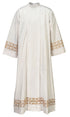 Embroidered Lightweight Zippered Alb