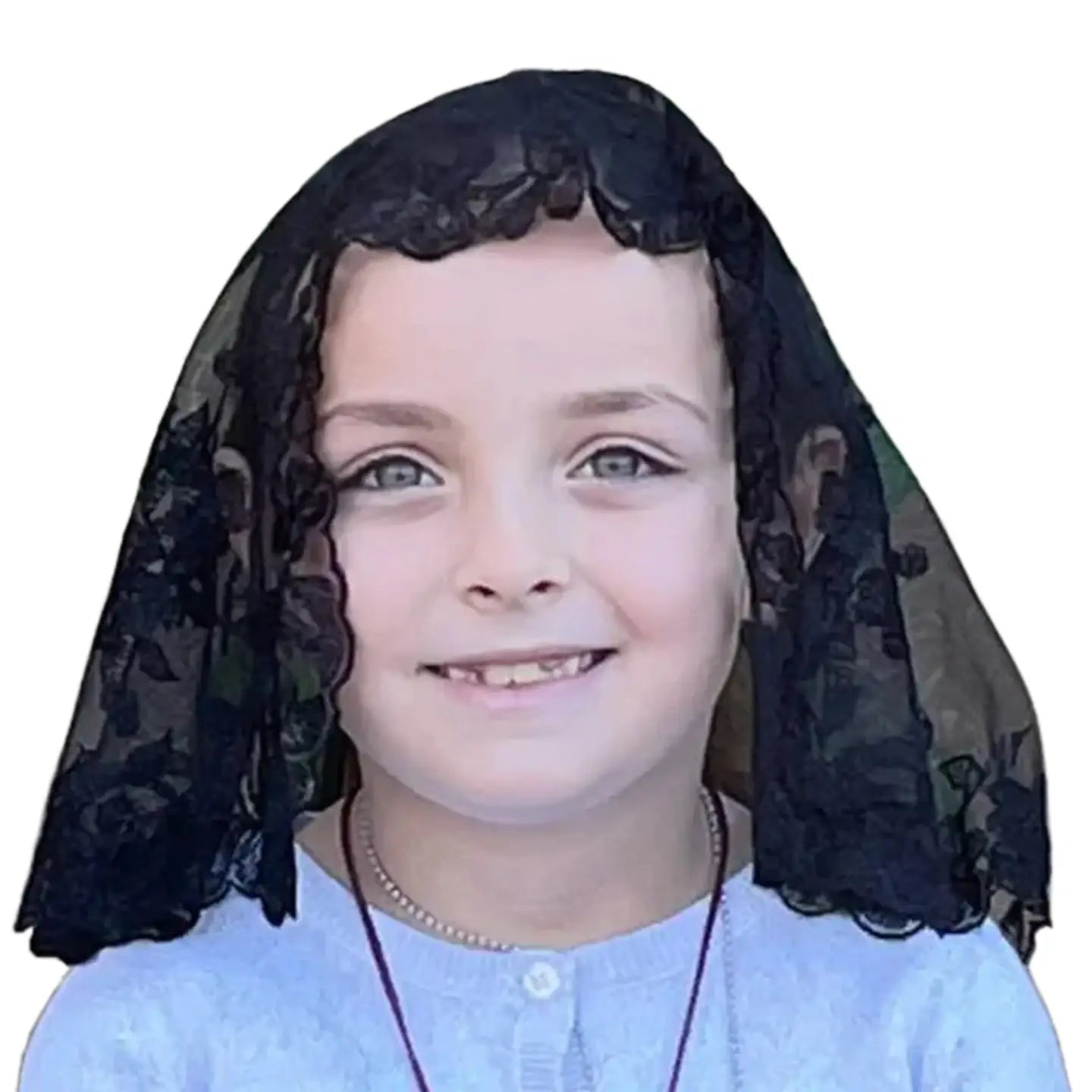 St. Philomena Jr's Veil - BLACK