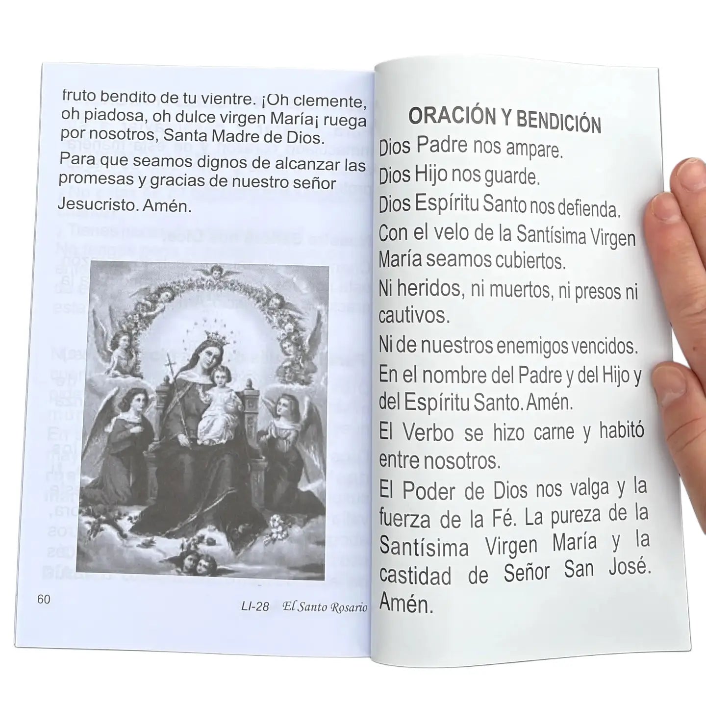 El Santo Rosario Softcover Book