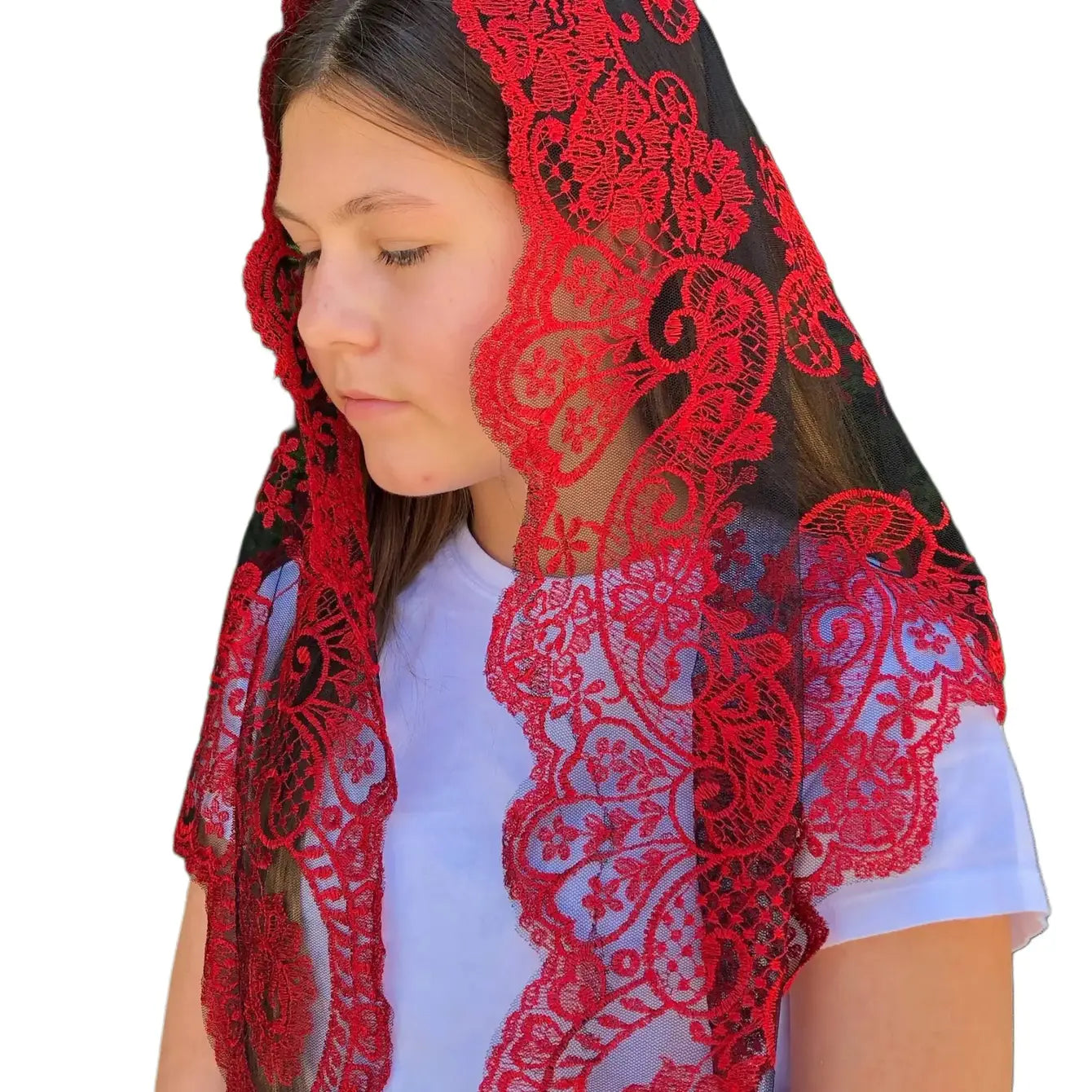 St. Catalina Thomas Veil - RED