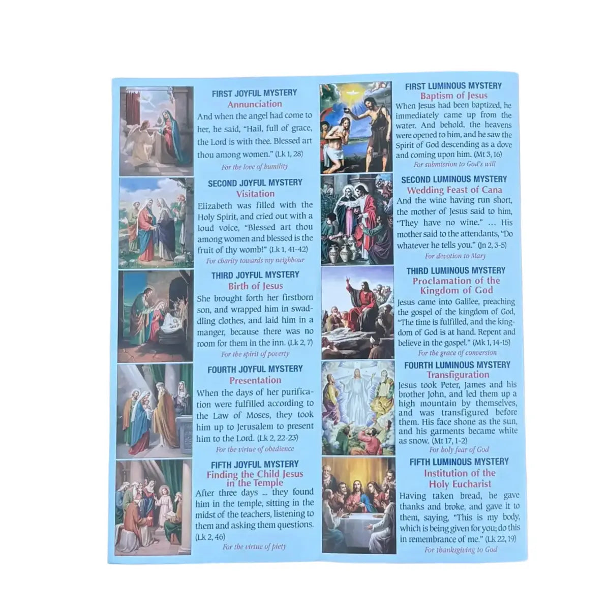 Pray The Rosary Daily Pamphlet    (25/pack)