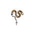St. Benedict Wooden Rosary    16”