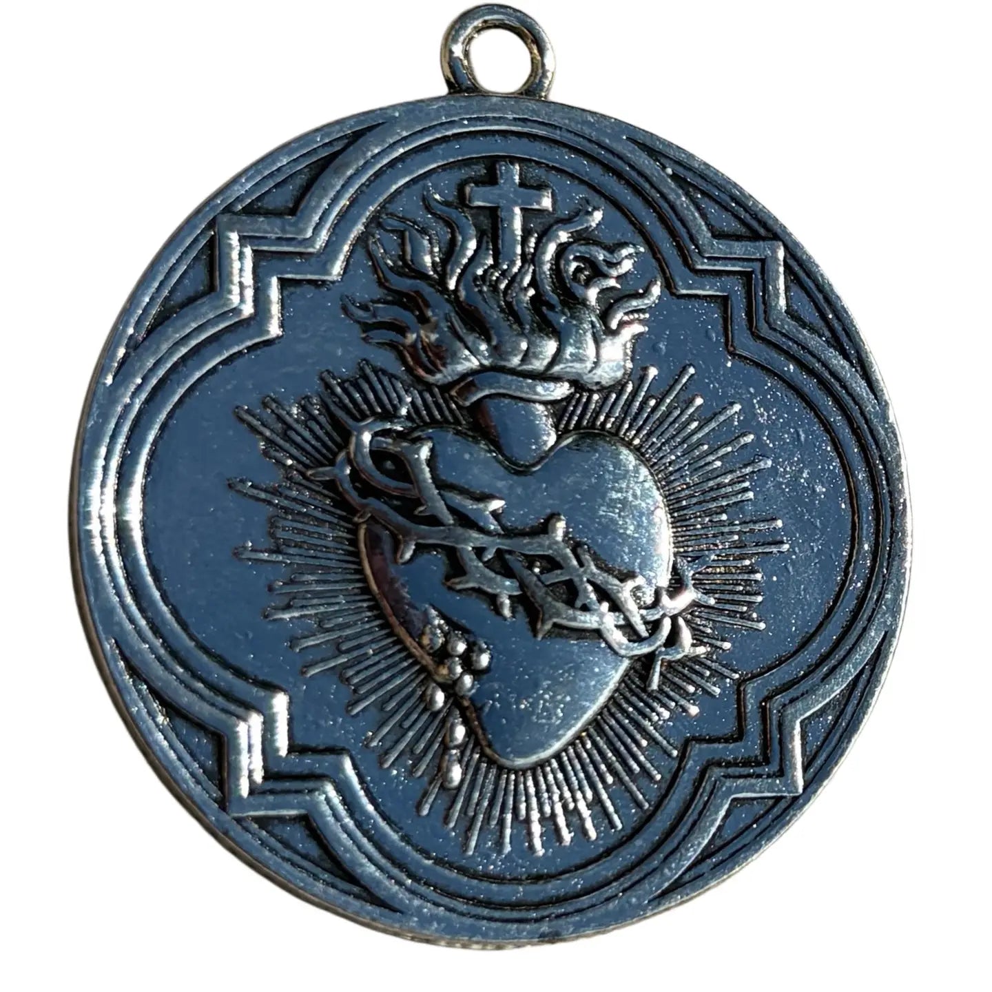 Charm - Sacred Heart Token   1.75"