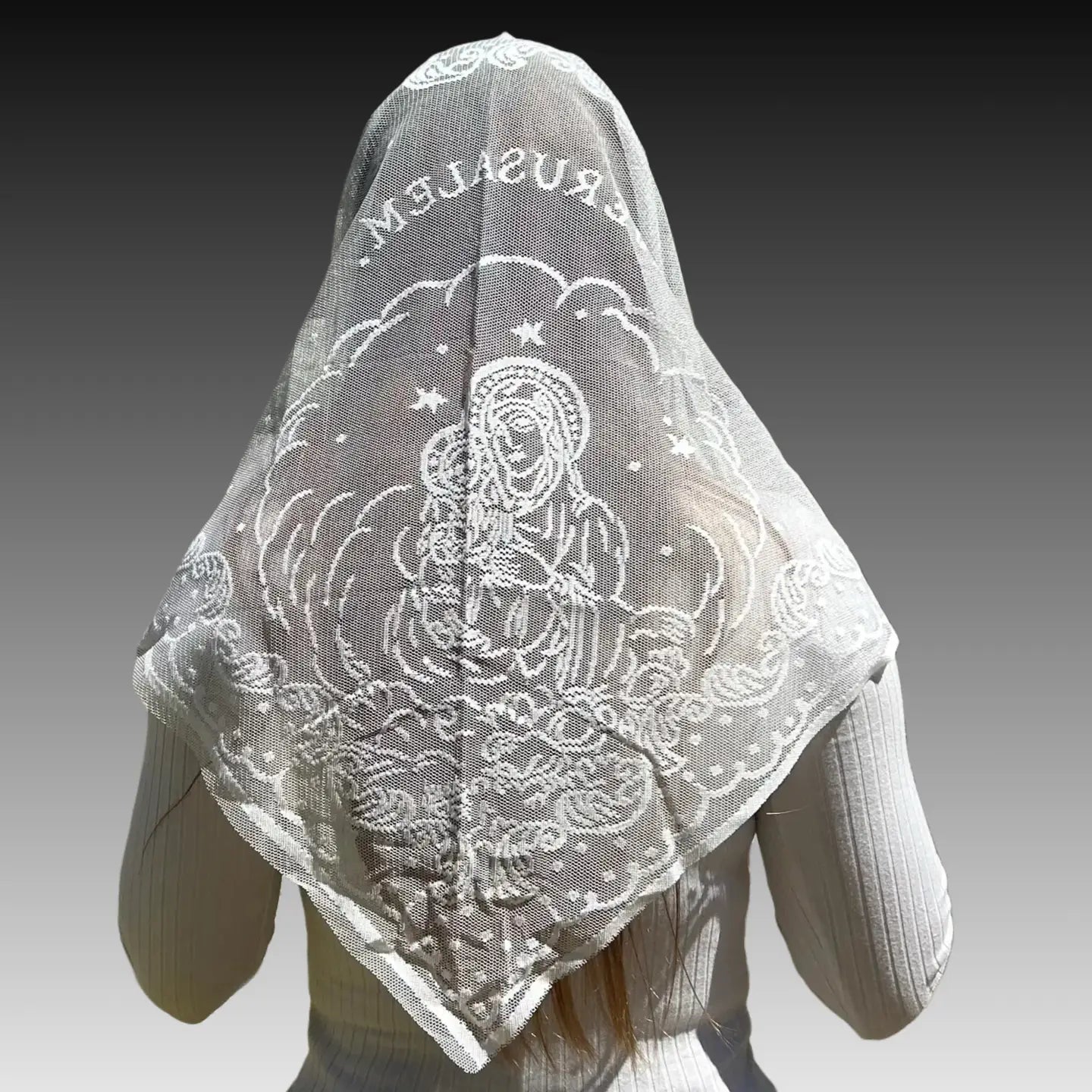 Jerusalem Veil - WHITE