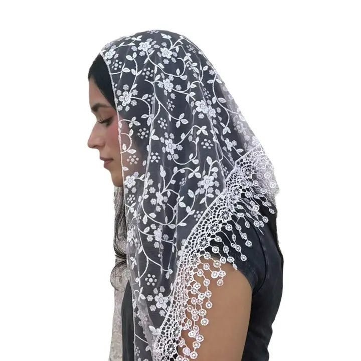 Veil ~ Cherry Blossom - WHITE