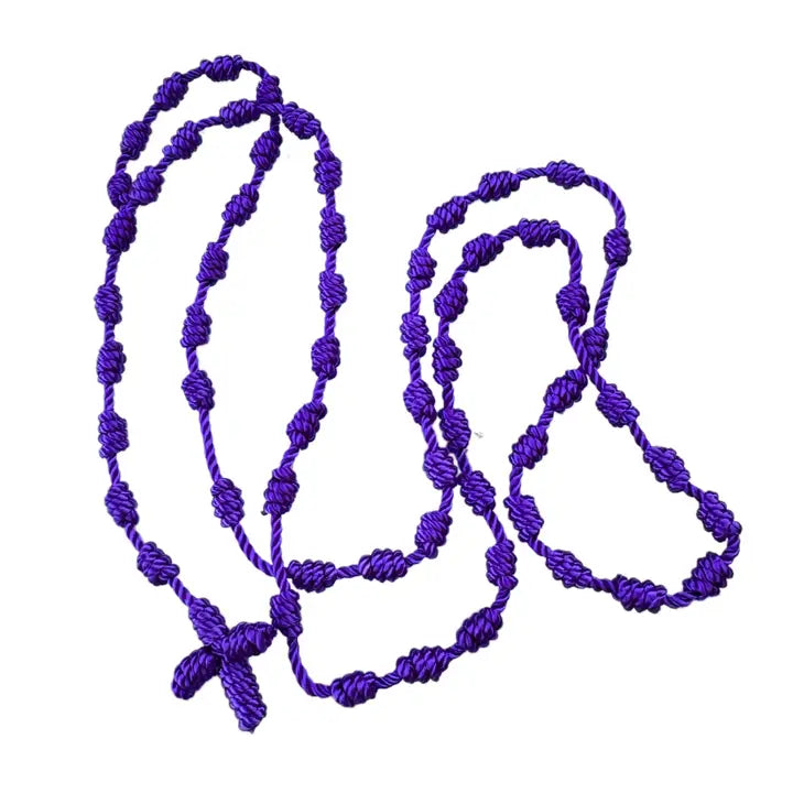 The Knotted Rosaries Display          (48 pcs)
