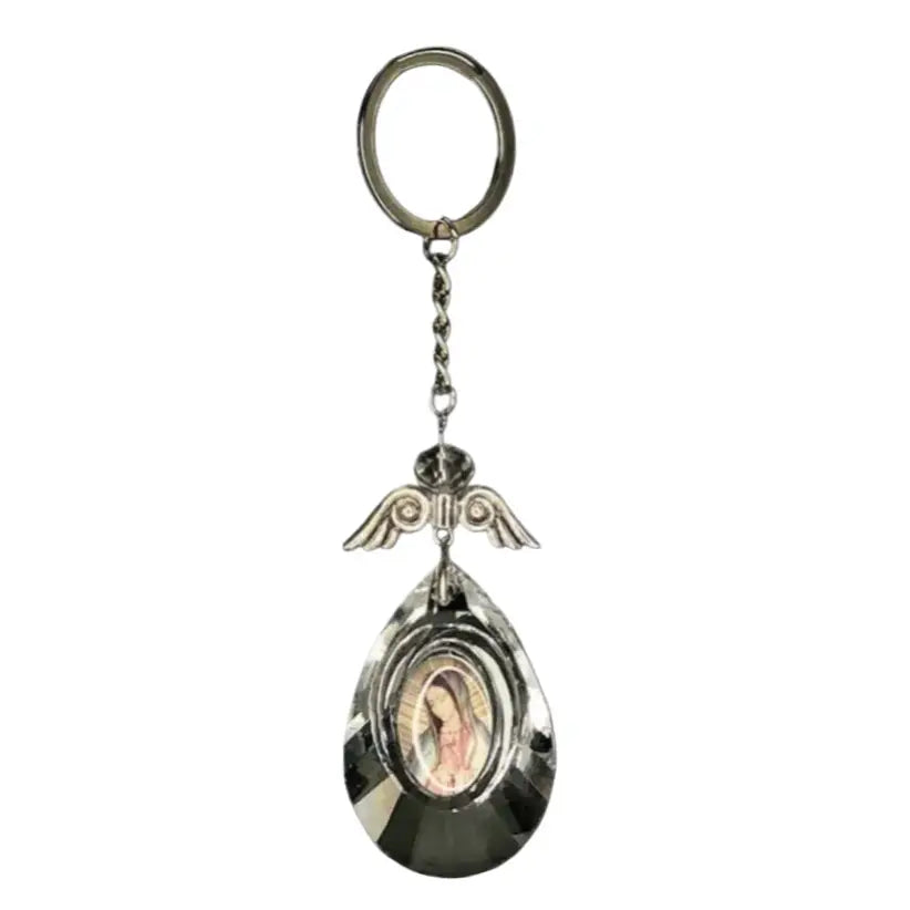 Our Lady of Guadalupe Teardrop Keychain    4” 