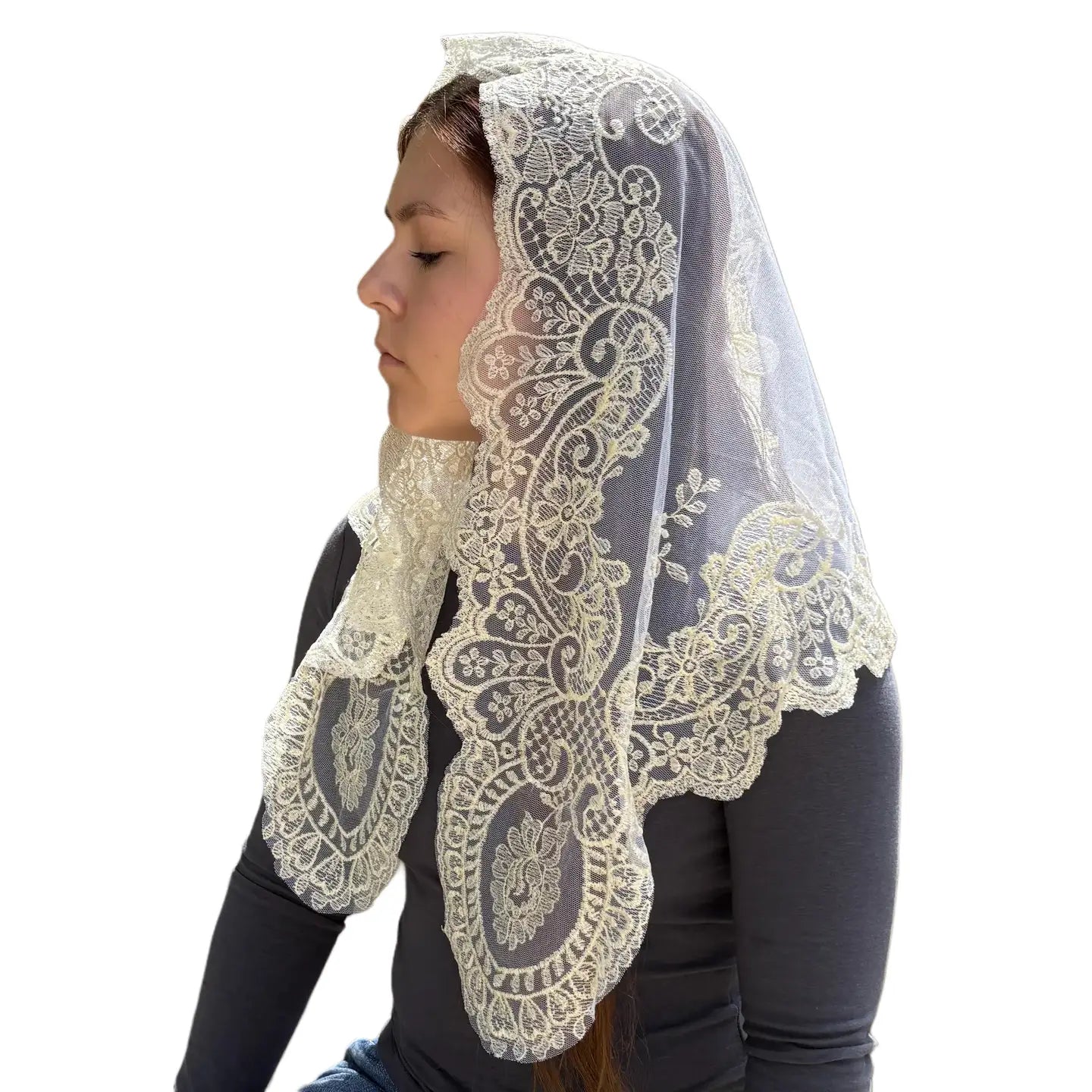 Ave Maria Veil - CREAM