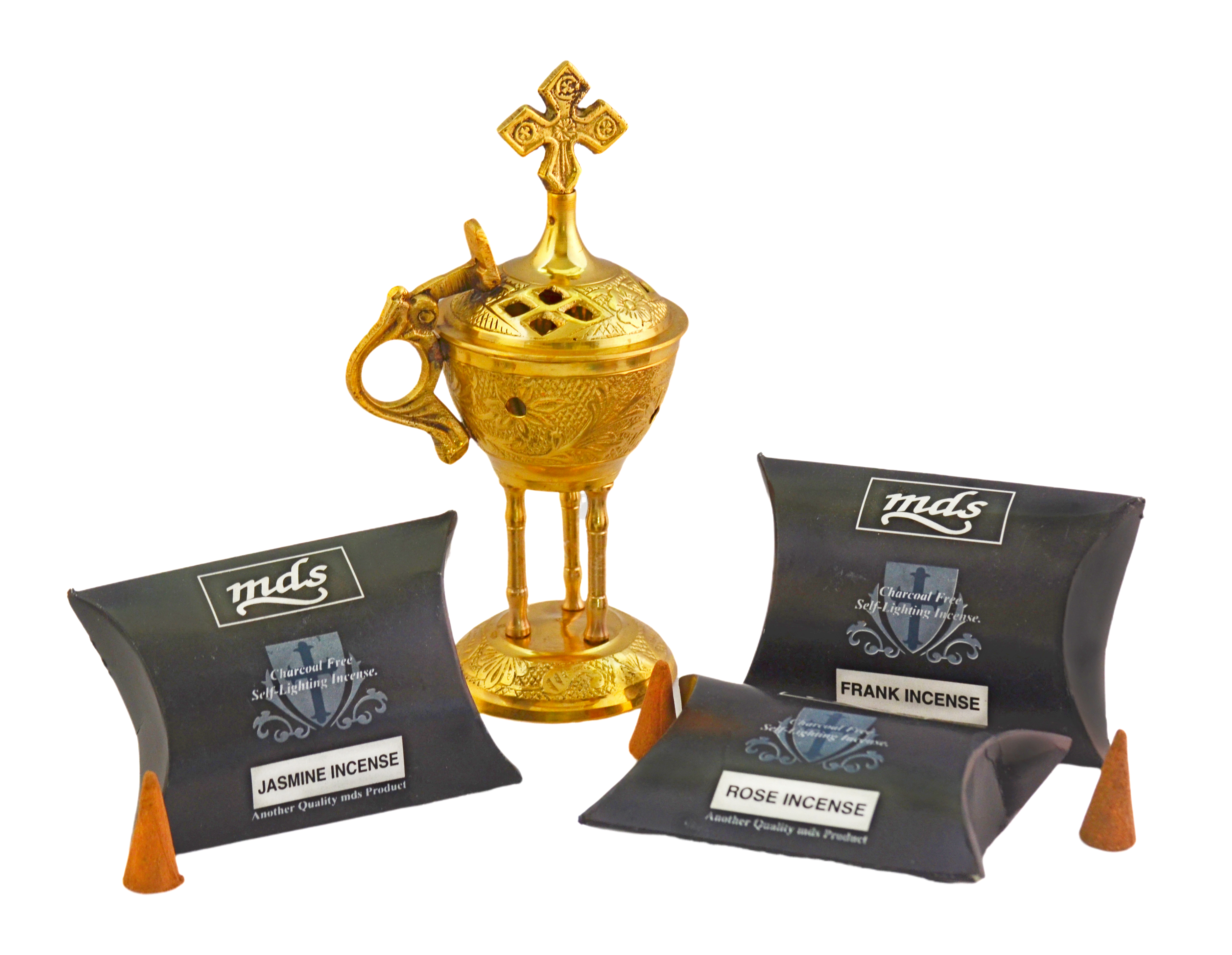 Brass Dome Incense Burner (453)