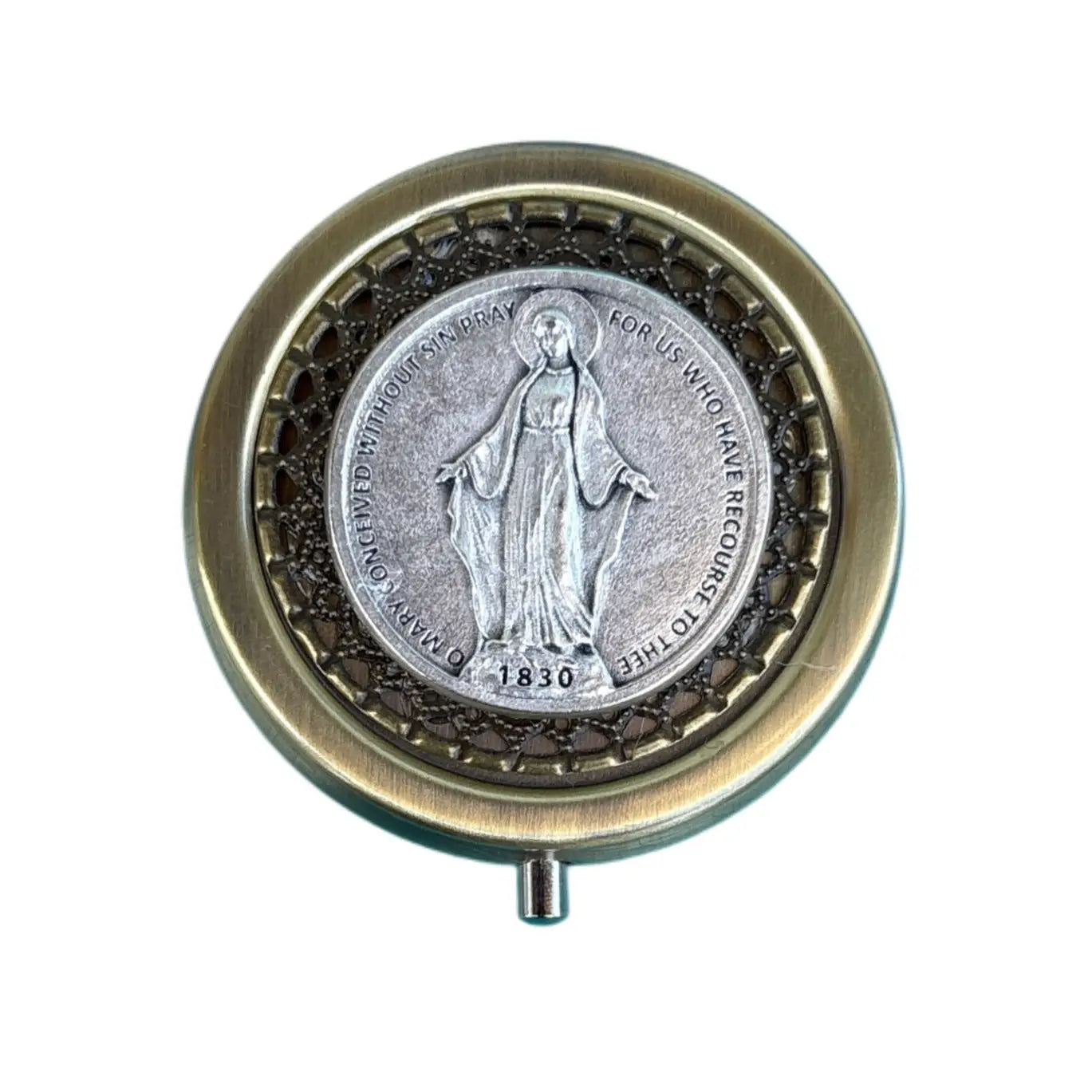 Miraculous Mother Pyx    2" 