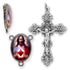 Sacred Heart of Jesus Rosary Center Set   (2.25" Crucifix)